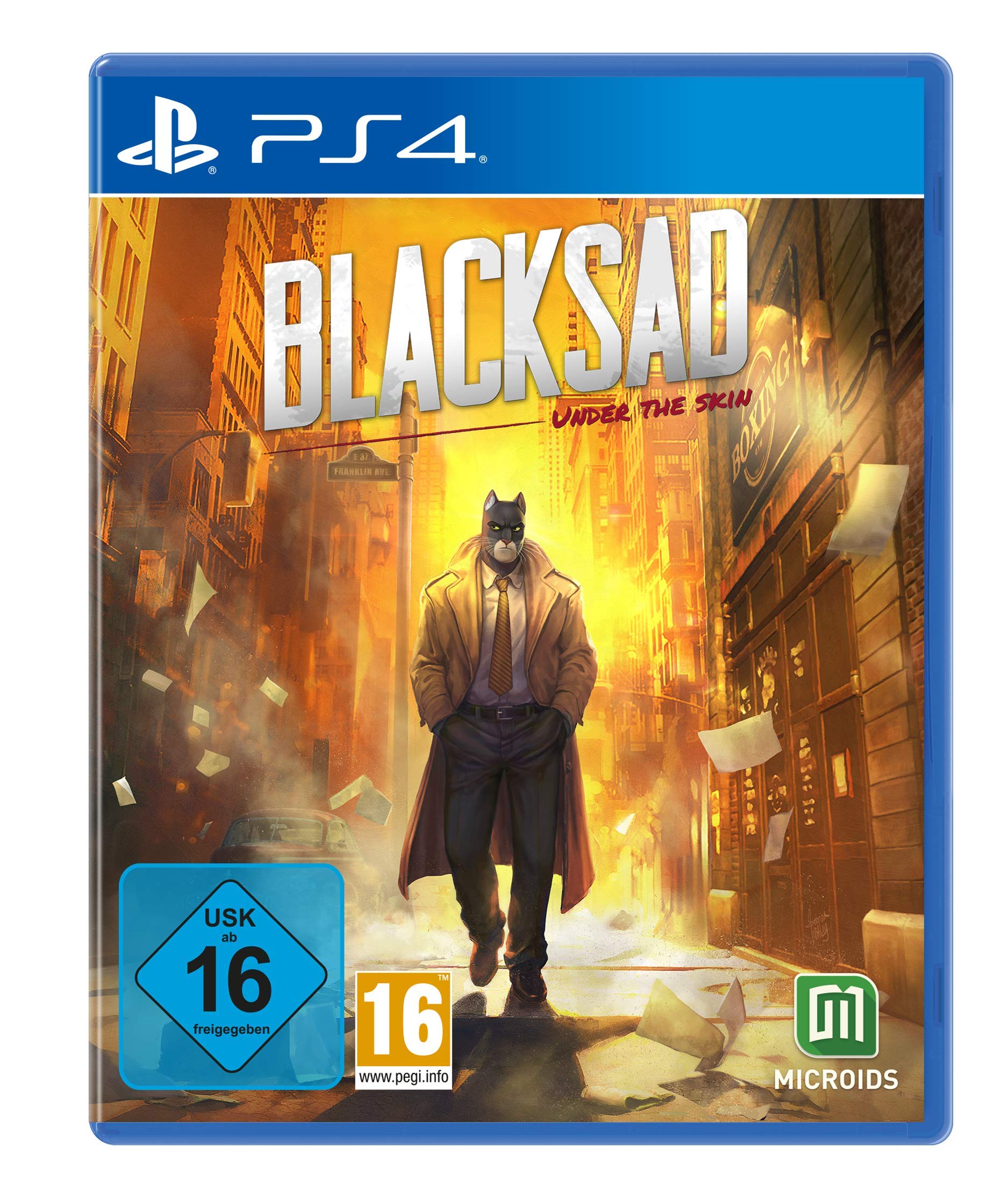 Astragon GAME Blacksad: Under the Skin - Limited Edition, PS4 video PlayStation 4 - GAME Blacksad: Under the Skin - Limited Edition, PS4, PlayStation 4, Adventure, M (Mature)