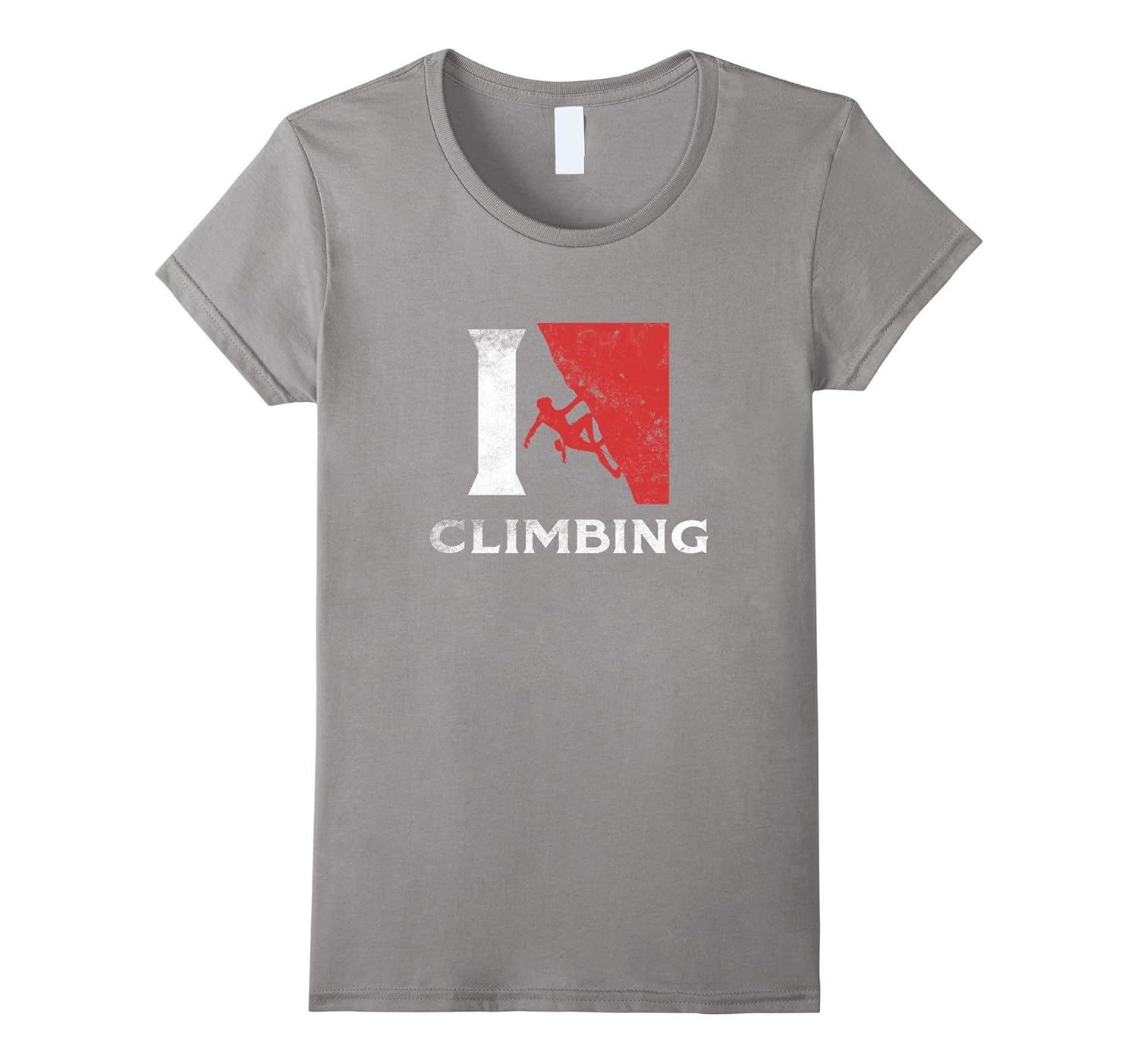 American Rock Climber T Shirt I Love Climbing Gifts Cool Tee4LVS