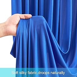 8 Panels Royal Blue Backdrop Curtains for Wedding