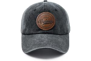 Limited Edition 1936 1946 1956 1966 1976 1986 1996 2006 Hat for Men Women, Vintage Adjustable Leather Patch Baseball Cap