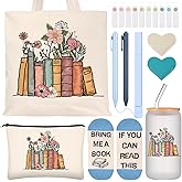 Yetene 10 Pcs Valentines Book Lovers Gifts for Women Bookish Birthday Gift for Valentine's Day Reader Boss Book Club Customer Coworkers Teacher Nurse Professional Librarians Bookworms(Blue)