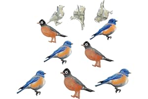 EYELET OUTLET LLC EYELET OUTLET BRADS BIRDS, us:one size, Blue Bird & Robin