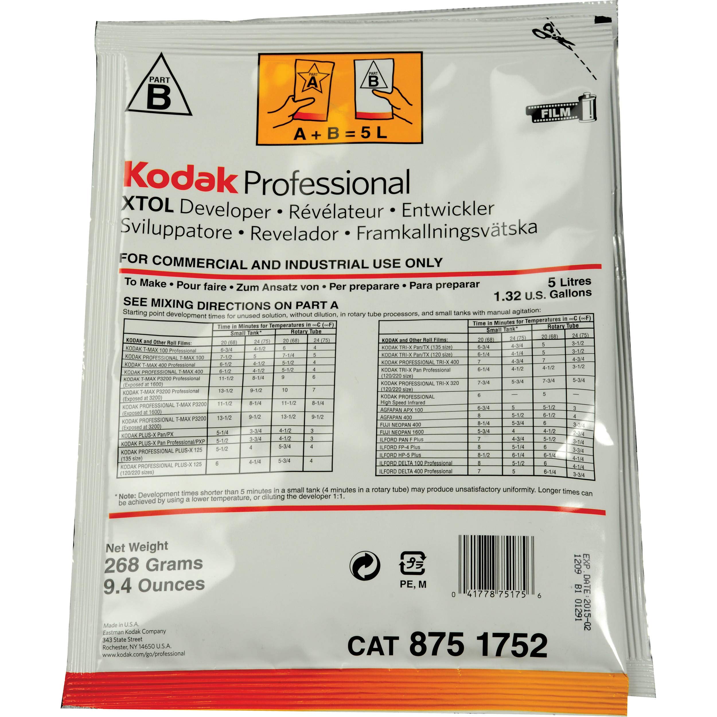 Mua Kodak Professional XTOL Black & White Film Developer | Powder - To ...