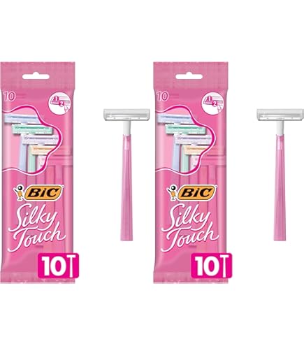 Amazon.com: Bic Twin Select Silky Touch 10 ct (Bundle of 2