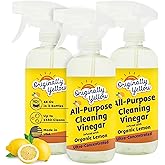 Originally Yellow Lemon Vinegar All Purpose Cleaning Spray | Distilled Cleaning Vinegar | Plant-Derived All Purpose Cleaner | Living Room, Bathroom, & Kitchen | 3 Pack