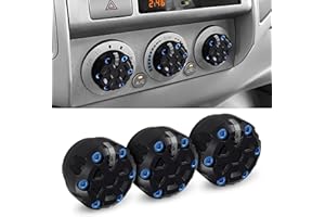 DUBBS HARDWARE 2nd Gen Tacoma Accessories AC Knob Upgrade - 2005,2006,2007,2008,2009,2010,2011,2012,2013,2014,2015 Tacoma Climate Control Dial Mods Set - 2nd Gen Tacoma Mods - for Toyota Interior Replacement Kit