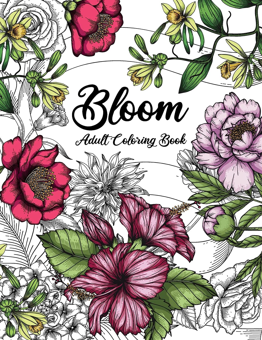 Download Bloom Adult Coloring Book Beautiful Flower Garden Patterns And Botanical Floral Prints Over 50 Designs Of Relaxing Nature And Plants To Color Prism Press 9798741189733 Amazon Com Books