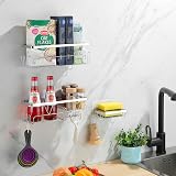 KEGII Shower Caddy Organizer 3 Pack Stainless Steel No Drilling Adhesive view 5