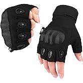Mossy Oak Fingerless Tactical Gloves for Men and Women- Motorcycle Gloves for Tactical Shooting, Hunting, Cycling and Hiking