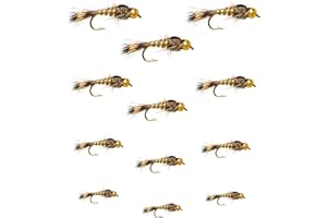 Outdoor Planet Every Season Trout Assortment Dry Flies/Nymph Flies/Attractor/Wet Flies for Trout Fly Fishing Flies
