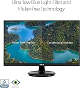 ASUS 27" 1080P VA27DCP Monitor IPS 75Hz USB-C 65W PD Speakers Adaptive-Sync view 4