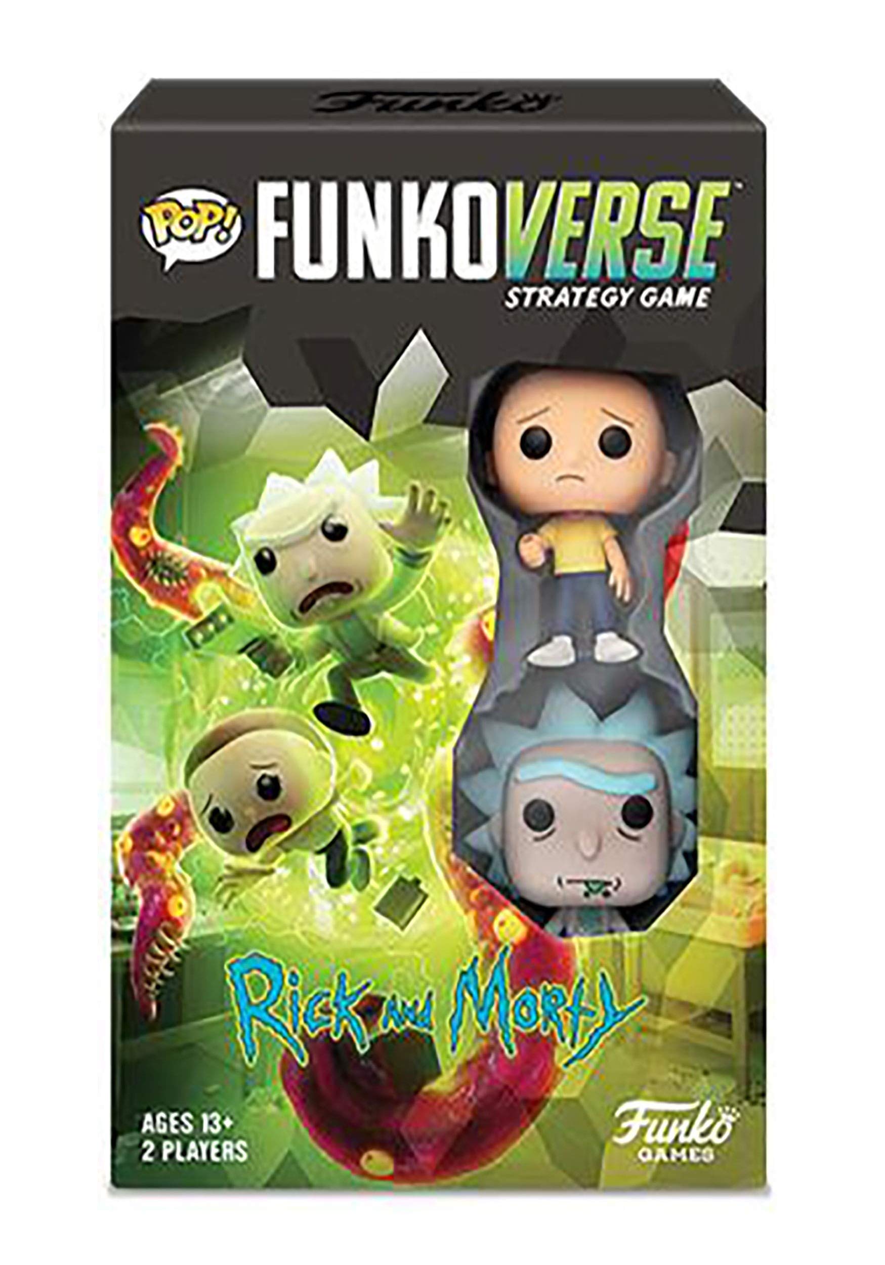 Funko 42634 Rick and Morty 100 Funkoverse Extension (2 Character Pack) English Board Game, Multi Colour