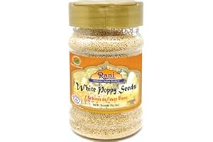 Rani White Poppy Seeds Whole (Khus Khus) Spice 3oz (85g) PET Jar ~ All Natural | Vegan | Gluten Friendly | Non-GMO | Indian O