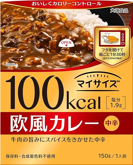 Amazon 大塚食品 マイサイズ 欧風カレー 中辛 150g 10個 大塚食品 カレー 通販