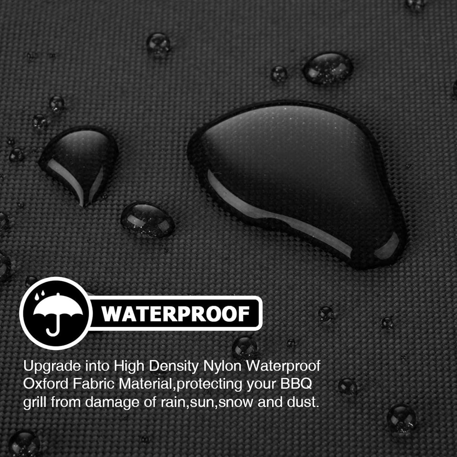 BBQ Grill Cover, Tvird Gas Grill Covers | 58-inch Heavy Duty Waterproof BBQ Cover | Fits Grills for Weber Char-Broil Nexgrill Brinkmann, Windproof, Rip-Proof, Weather & UV Resistant with Storage Bag : Garden & Outdoor