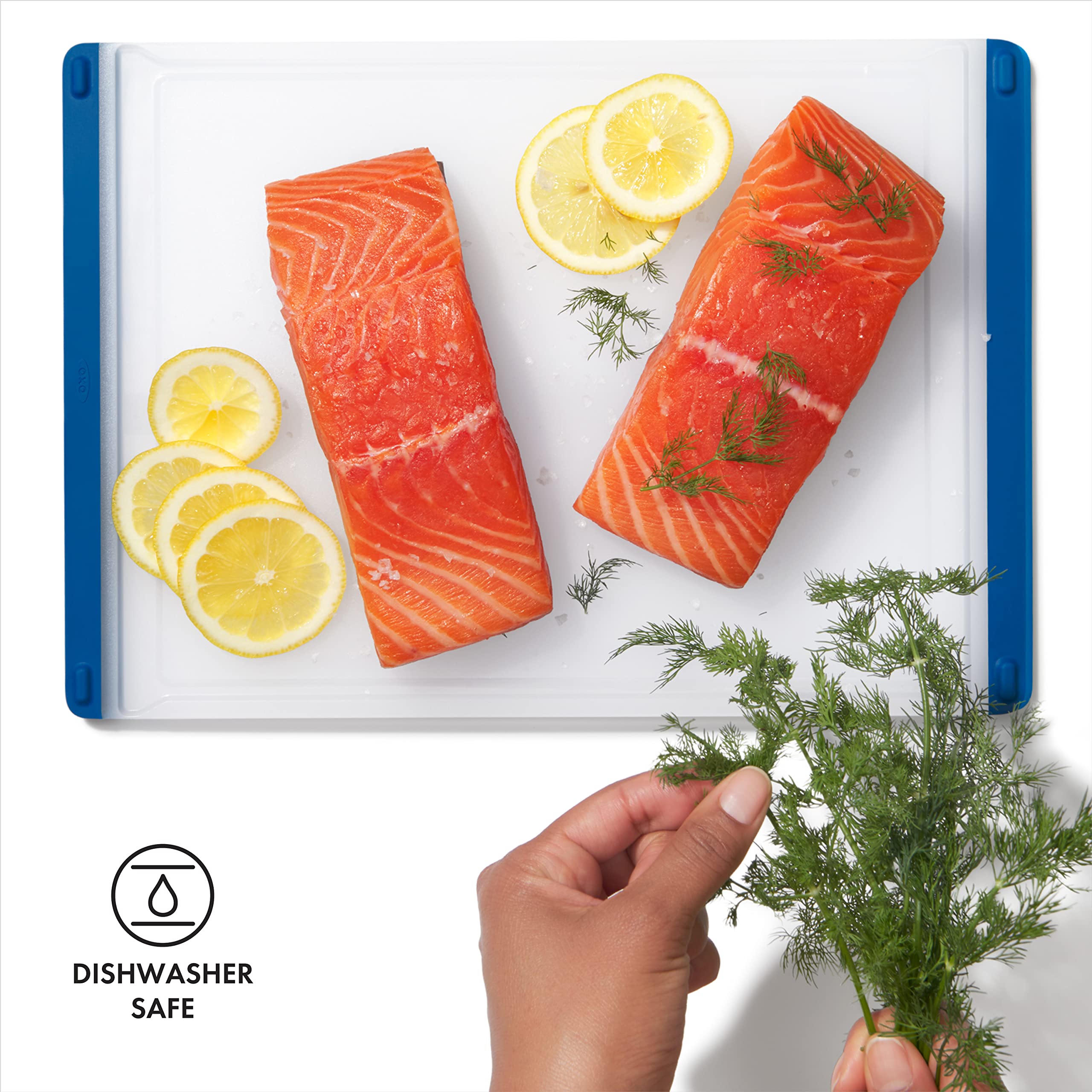 OXO Good Grips 3-Piece Plastic Everyday Cutting Board Set - Red, Green, Blue