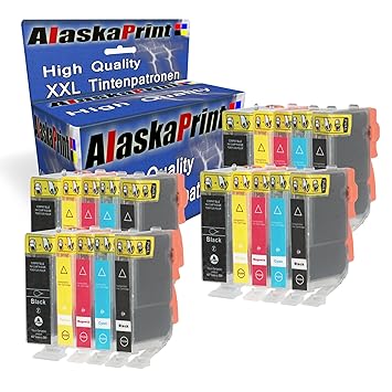 20x Druckerpatronen Komp. für Canon PGI-5 XL + CLI-8 XL Multipack für Canon Pixma IP4200 IP4300 IP3300 IP4500 IP5200 MP500 IP