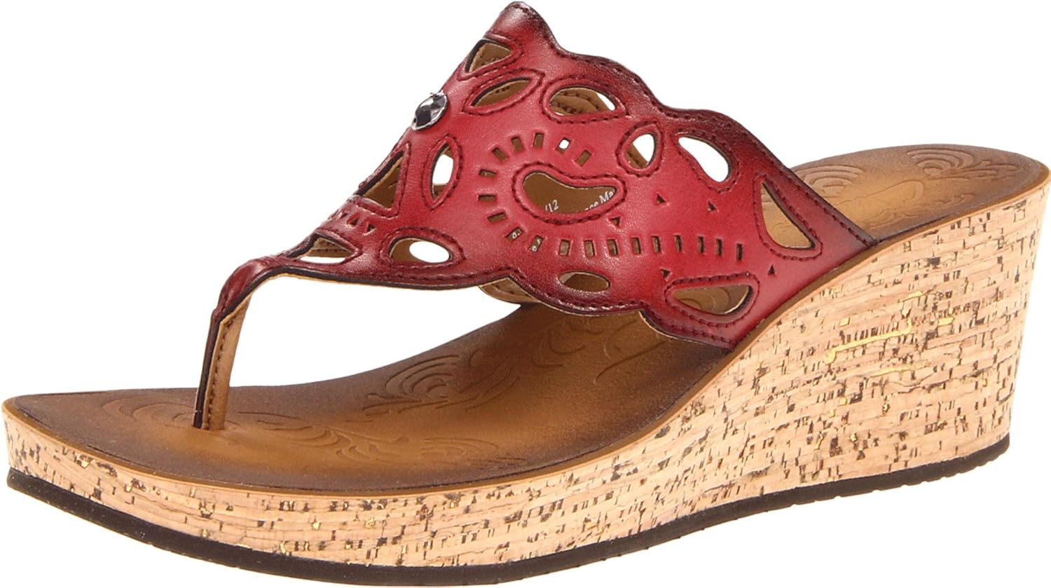 clarks sandals mens red