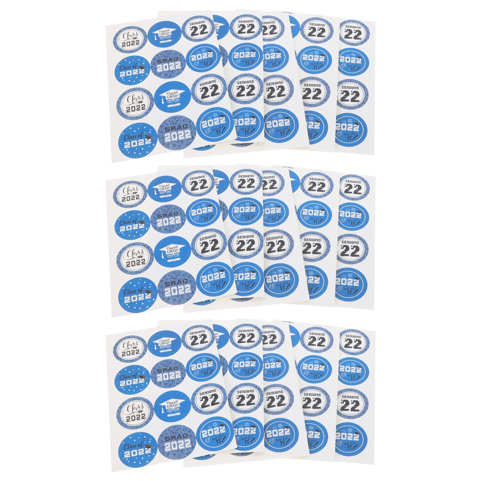 VALICLUD 15 Sheets Graduation Supply Envelope Sticker Label Packing Stickers for DIY Wrapping for Festival and Packaging Needs