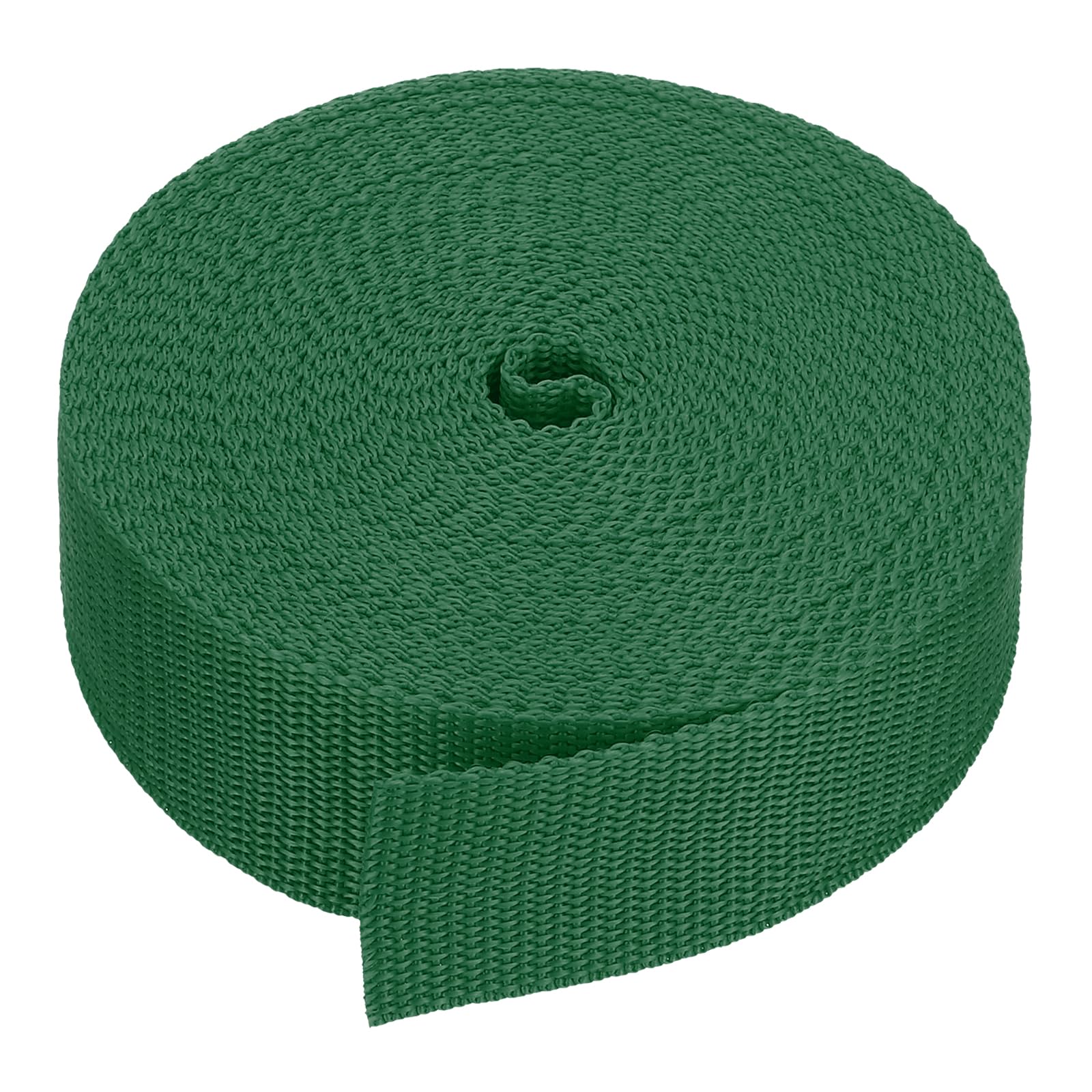 PATIKIL 9 Meters Webbing, 38mm Polypropylene Webbing Strap Heavy Webbing Roll Chair Straps for Indoor Outdoor Climbing DIY Crafting, Dark Green