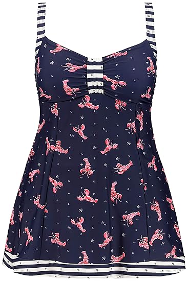 Ulla Popken Femme Grandes Tailles Robe De Plage Maillot