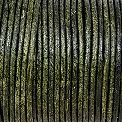 GENIQUE Real/Genuine Round Leather String Cord for