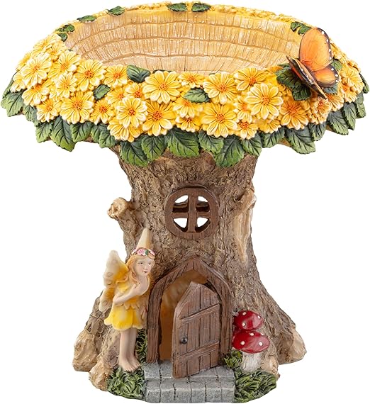 Garden Gear Fairy House Bird Feeder Decorative Outdoor Treehouse