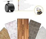 Emuca Black Swivel Castors 30mm Diameter Without Brake Pack of 4 view 7