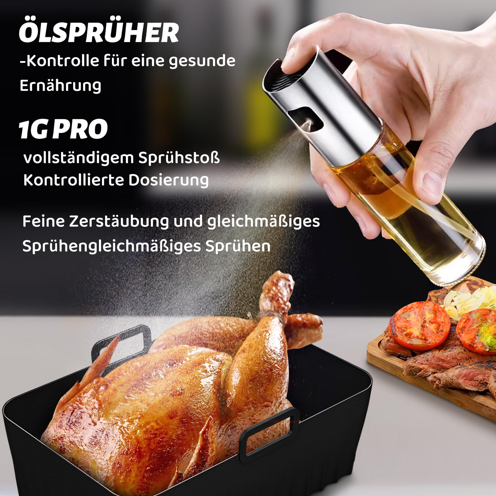 Ninja Heißluftfritteuse Zubehör - Airfryer Zubehör Set für Ninja Foodi Max Dual Zone AF400EU/AF300EU, AF400EUCP, DZ400EU, 7,6L–9,5L | BPA-frei, Spülmaschinenfest, Wiederverwendbar 3