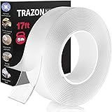 Double Sided Tape for Walls - Heavy Duty Removable Mounting Tape - Strong Adhesive, Washable and Reusable - Wall Tape for Pic