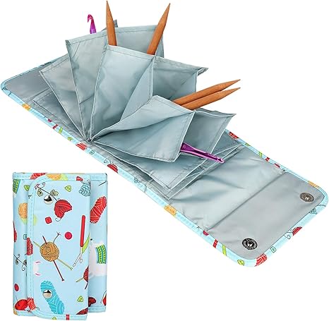 Amazon Achort 編み針収納ケース 大容量 コンパクト 編み針 かぎ針 レース針 棒針 編み物 道具 収納 保管 コンパクト 折り畳み 持ち運び 編み物用品 ジッパー付き 編み針 編み棒 通販