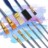 Halobios 25 Pcs Paint Brushes Set for Acrylic Watercolor Oil Children Beginners view 8