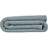 Linteum Textile Supply Thermal Blanket (Grey, Queen) Long Lasting and Durable Snag-Free Soft Blanket, Made from 100% Cotton Material for Home, Hospitals, 90x90 Inches