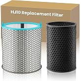 HJ10 Replacement Filter Compatible with Dyson Hushjet Air Purifier | 3 in 1 True HEPA Activated Carbon High-Efficiency Filter for Pet Home Large Room