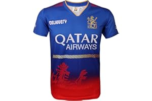 KNK KD Cricket IPL Jersey Supporter Jersey T-Shirt 2024/25 MI, CSK, RCB,KKR,RR,KXIP,SRH,GT,LSG and DC