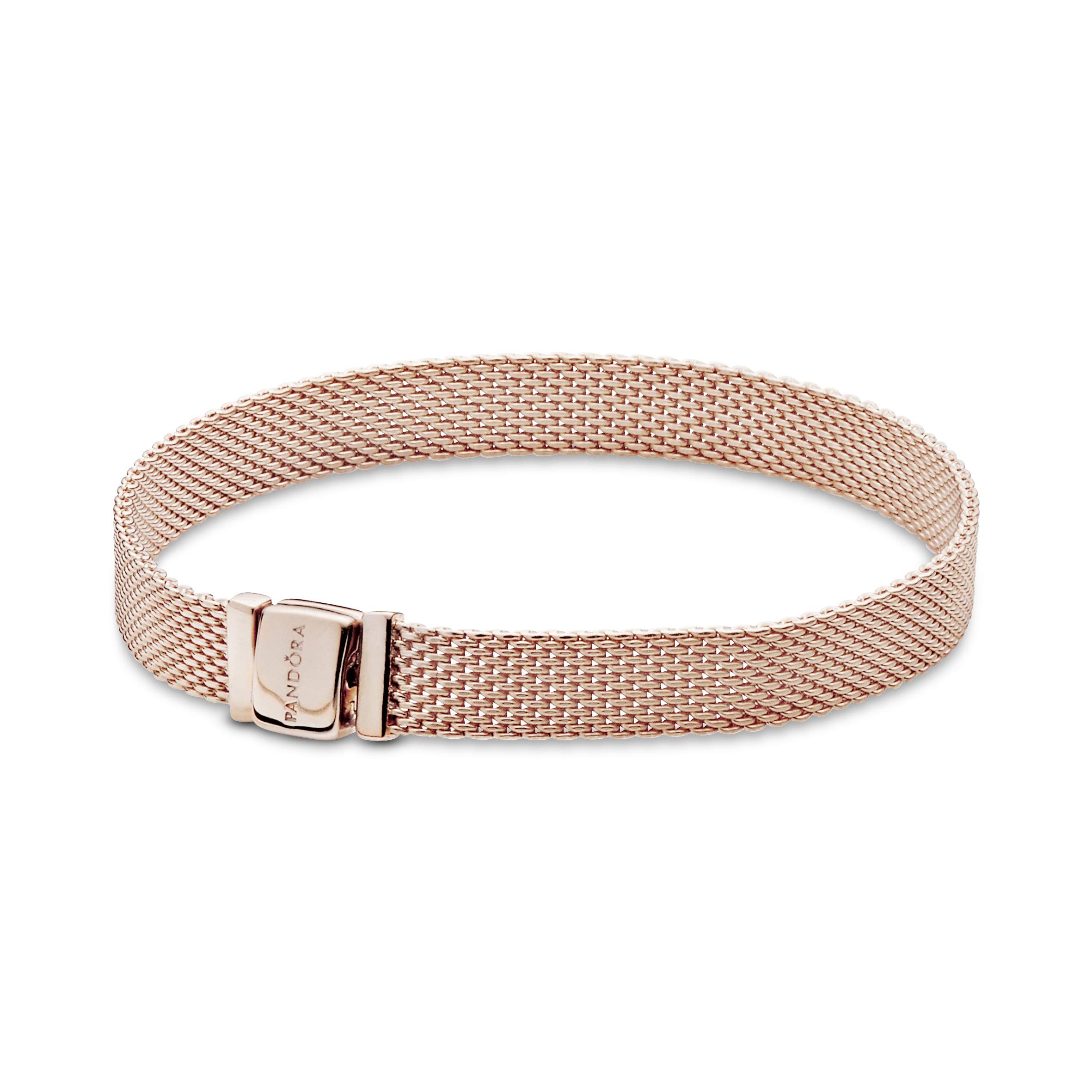 Pandora Reflexions Mesh 14k rose gold-plated bracelet, 16