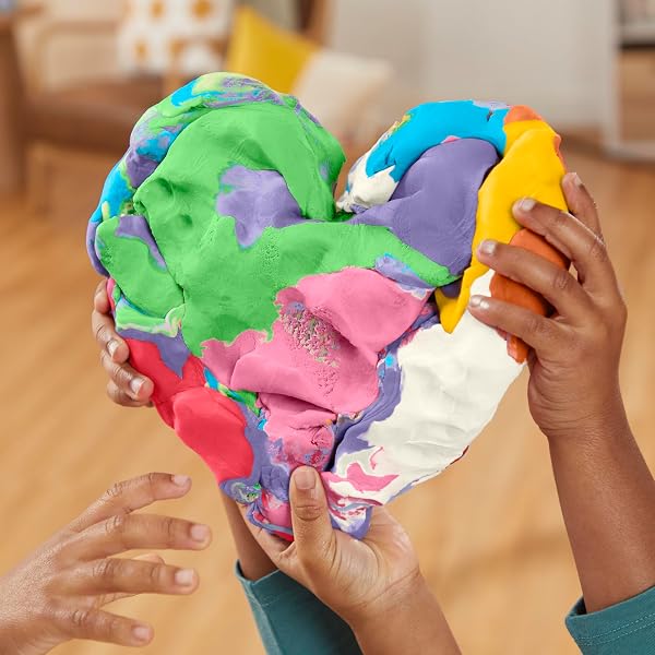 PLAY-DOH BULK PACK OF 48 CANS, 6 SETS OF 8 MODELING COMPOUND COLORS, 3OZ, BACK TO SCHOOL GIFTS & PRIZES FOR STUDENTS & CLASSROOM, PRESCHOOL TOYS FOR KIDS, AGES 2+ (AMAZON EXCLUSIVE)