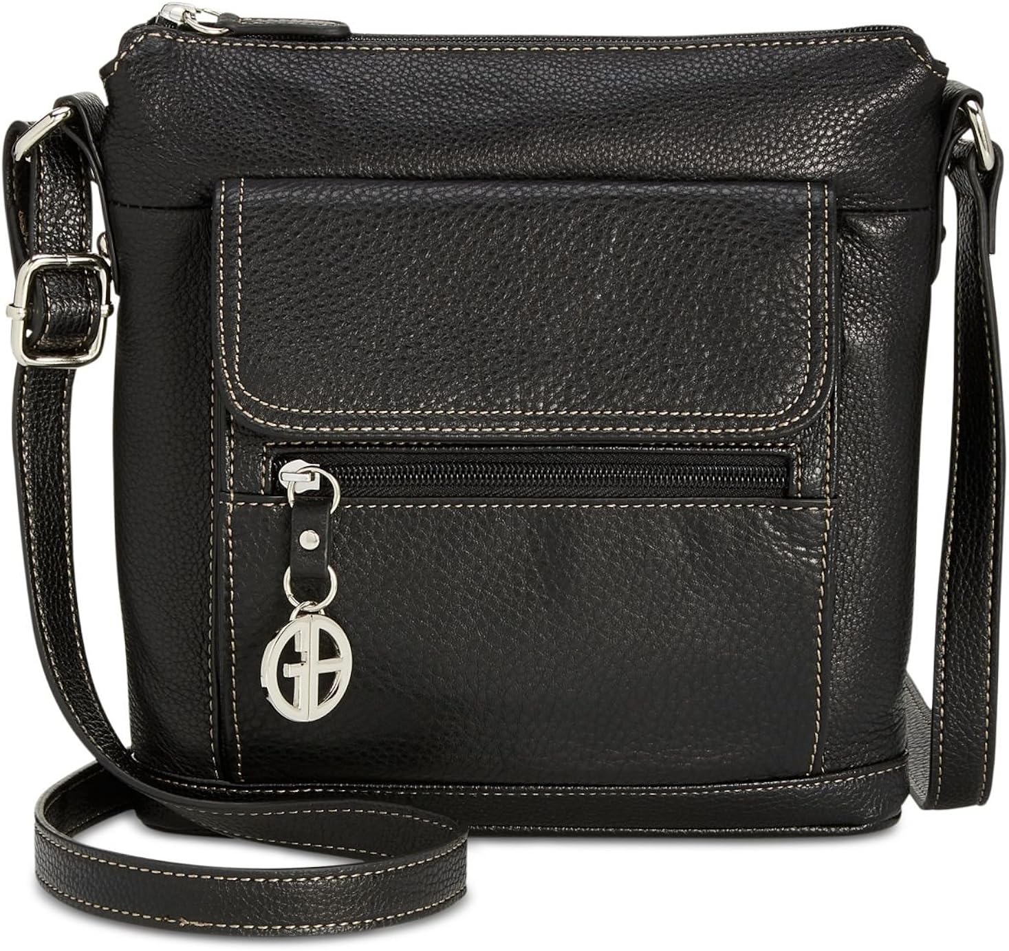 Giani Bernini Pebble Leather Venice Crossbody Handbags