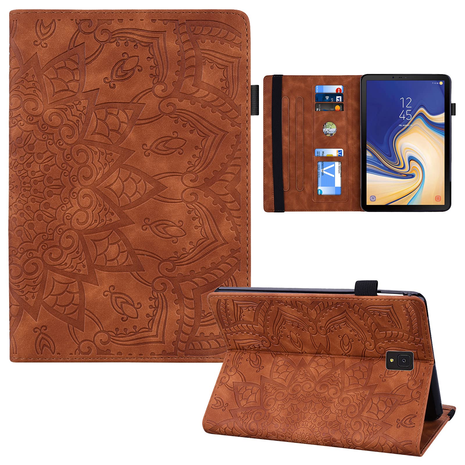 Galaxy Tab S4 10.5 2018 Case, RASUNE PU Leather