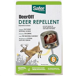 Safer Brand 5962 Waterproof Deer Repelling Stations &ndash; 6 Pack
