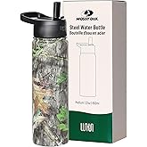 Wildkin Mossy Oak 22oz Kids Water Bottle – Leakproof, Vacuum-Insulated, Durable, Easy-Clean - Obsession