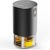Waterless Essential Oil Diffuser - Rechargeable Scent Diffuser for Home and Car Diffuser, Portable Waterless Diffuser with Home/Car Mode 4 Mist Time Level and Timer Setting, Pure Scent