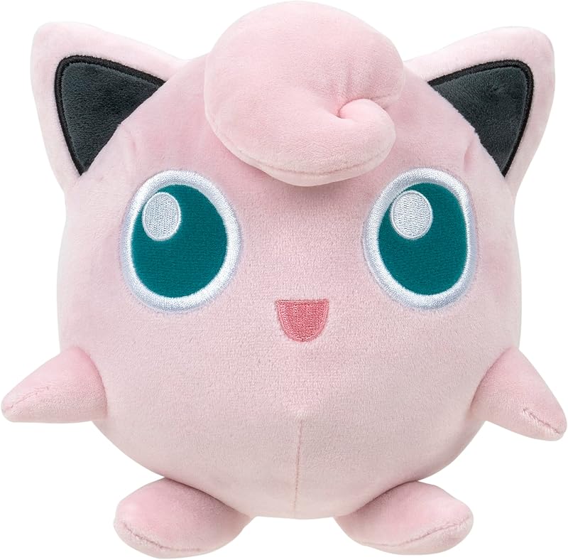 Pokémon Jigglypuff Plush 8-Inch Authentic Details Kids Toys