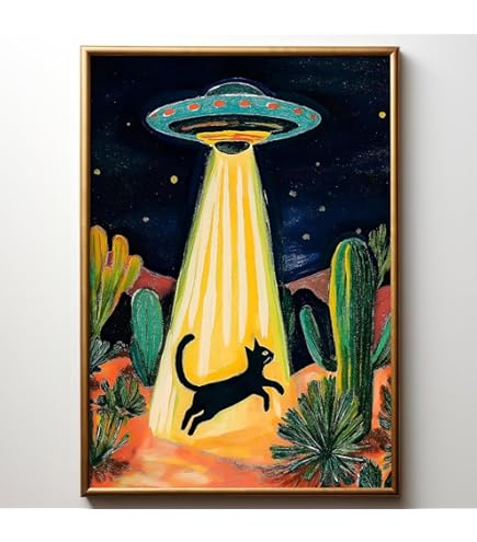Amazon.com: Digital Fusion Prints UFO SIGHTINGS Chart - Alien