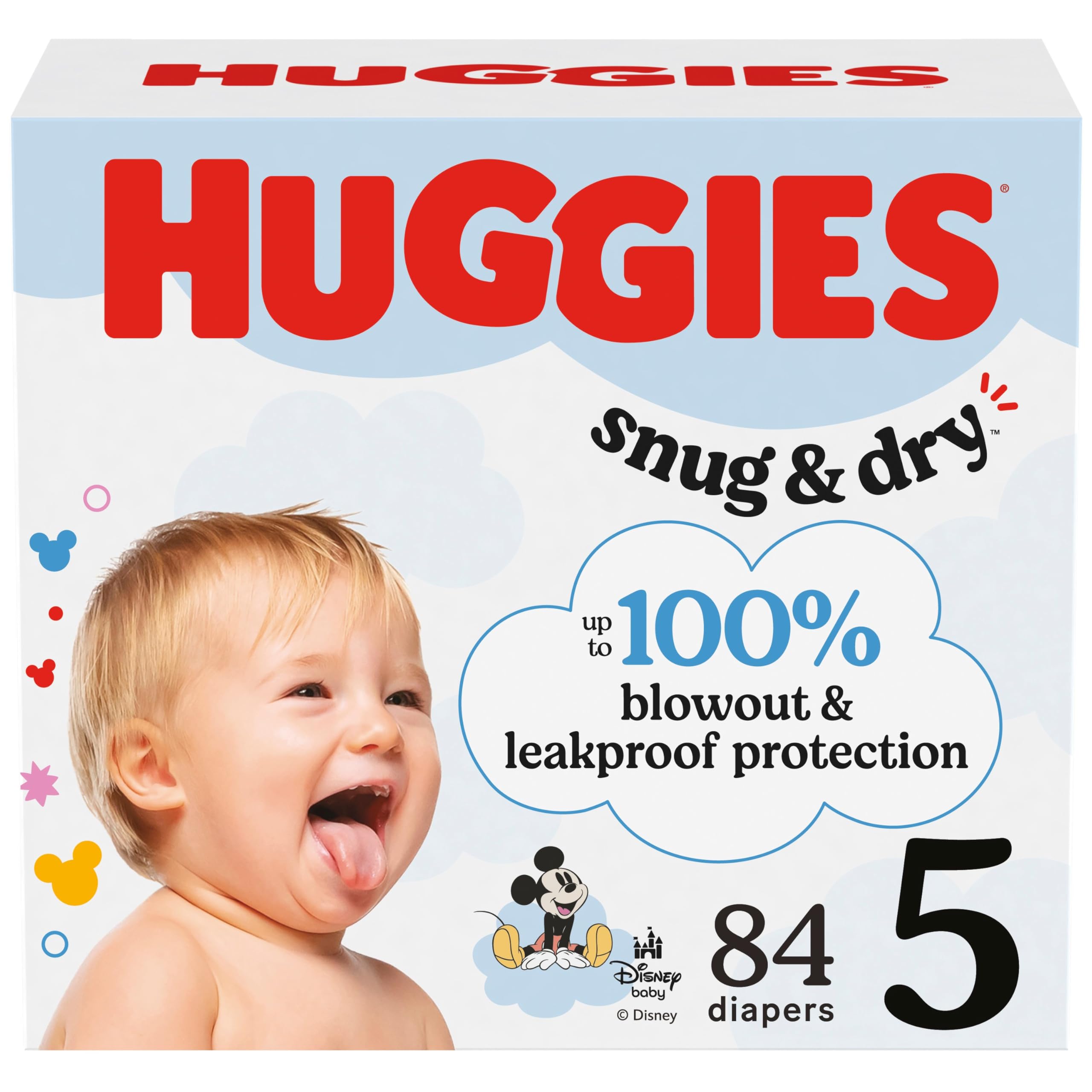 Photo 1 of **STOCK PHOTO INCORRECT SEE PHOTOS** Huggies Size 6 Diapers, Snug & Dry Baby Diapers, Size 6 (35+ lbs), 72 Count, Packaging May Vary