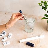 LifeStraw Sip Reusable Stainless Steel Water Filter Straw Midnight Blue view 4