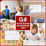 G4GADGET Dry Wipe Magnetic Whiteboard 20x30cm Double Sided with Eraser view 7