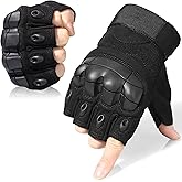 WTACTFUL Tactical Fingerless Gloves for Motorbike Motorcycle Cycling Climbing Hiking Hunting Gloves