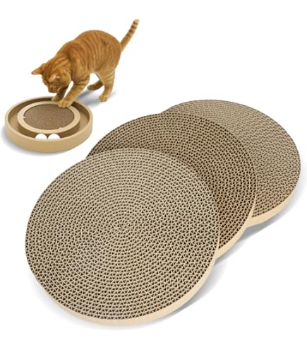 Amazon.com : Bergan 70128 16" X 1.88" Turbo Scratcher Cat Toy Assorted  Colors : Pet Supplies
