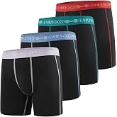 Billabong Mens Underwear 4 Pack Nylon Performance Boxer Briefs for Men